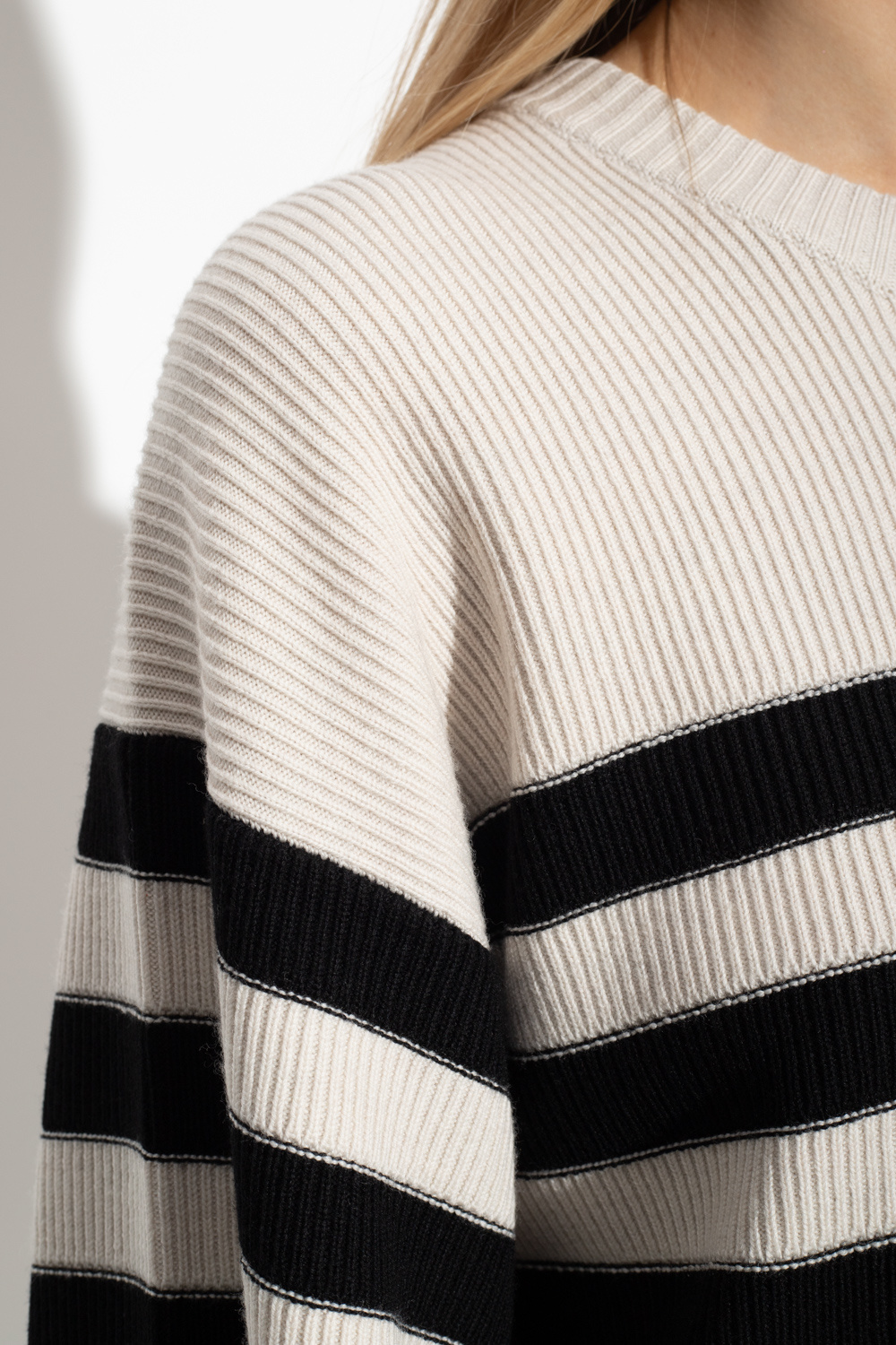 Cream Leon wool Touring sweater By Malene Birger IetpShops